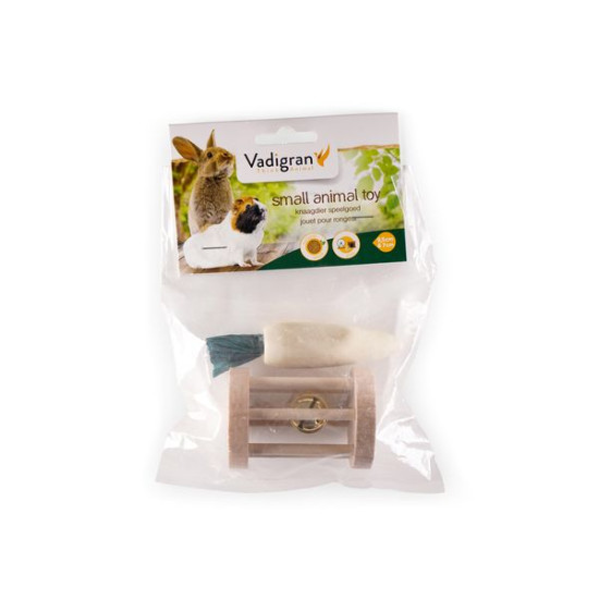 Jouet rongeur bois carotte 9.5cm rouleau 7cm de Savic- Produits pour animaux de compagnie dans Accessoires pour rongeurs