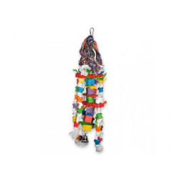 Jouet oiseau bois fun cubes multicolore 55cm de Savic- Produits pour animaux de compagnie dans Jouets pour Oiseaux