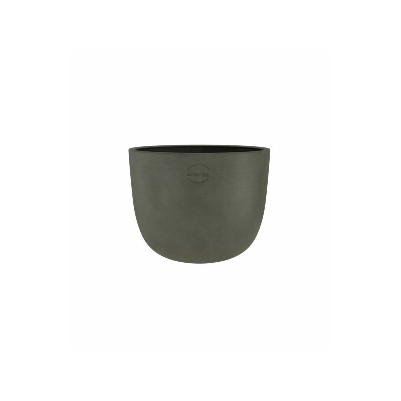 Cache-Pot Urania 22Cm Vert Olive - Artevasi de Artevasi - Vases et jardinières Déco dans Caches pots- jardinieres- paniers en...