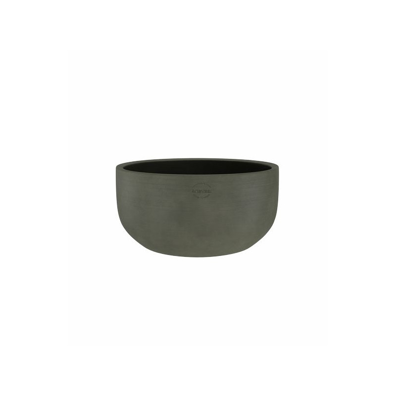 Coupe Urania 30Cm Vert Olive - Artevasi de Artevasi - Vases et jardinières Déco dans Caches pots- jardinieres- paniers en Rotin