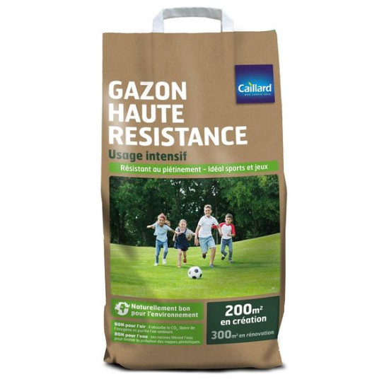 Gazon Haute Résistance Caillard 5kg - Semence de Gazon Durable et Écologique de Caillard - Graines dans Graines de Gazon - pe...