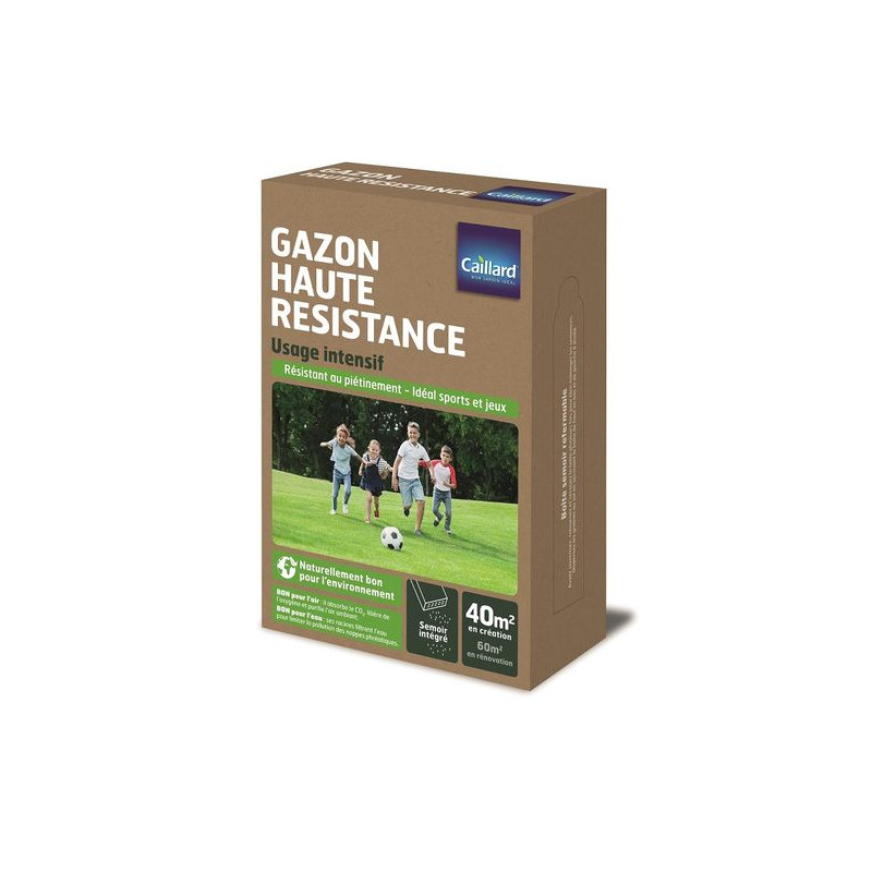 Gazon Haute Résistance Caillard 1kg - Idéal pour un Jardin Verdoyant et Durable de Caillard - Graines dans Graines de Gazon -...