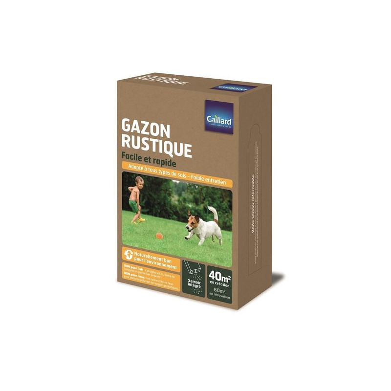 Gazon Rustique Caillard 1kg - Semences de qualité pour un jardin verdoyant et résistant de Caillard - Graines dans Graines de...