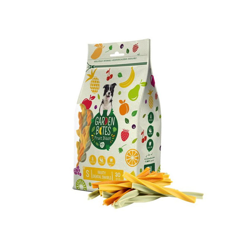 Garden bites fruity dental swirls 13cm de Laroy - aliments et d'accessoires pour animaux de compagnie dans Friandises pour ch...