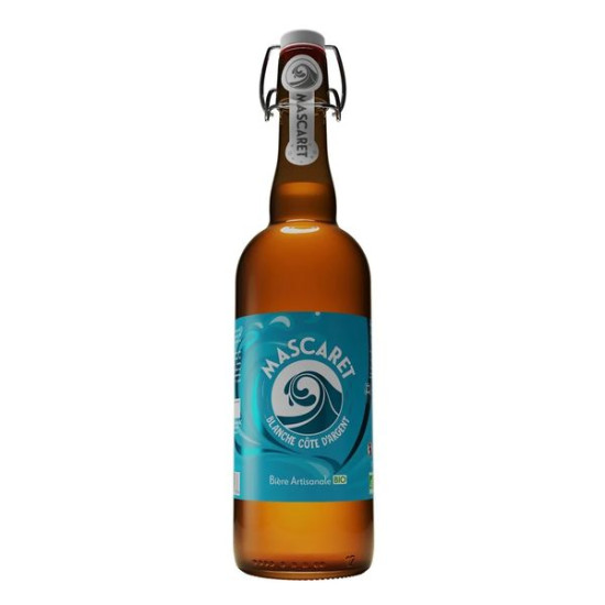 BIERE BLANCHE BIO 75CL MASCARET de Les Bières Mascaret - brassées en Gironde dans 🍺 Bières