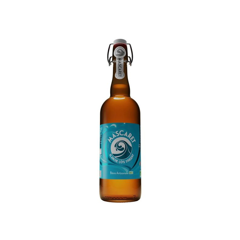 BIERE BLANCHE BIO 75CL MASCARET de Les Bières Mascaret - brassées en Gironde dans 🍺 Bières