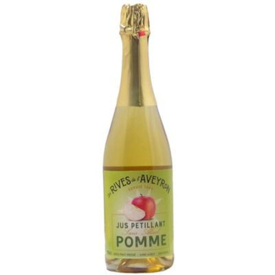 JUS DE POMME PETILLANT 75CL de Les Rives de l'Aveyron dans 🥛 Boissons sans alcools