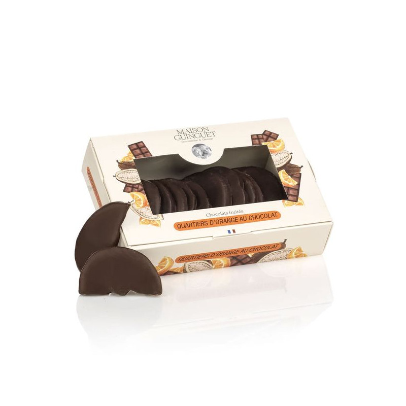 QUARTIER ORANGE/CHOCOLAT 150G de 🍫 Maison Guinguet - le Chocolat dans 🍫 Chocolats