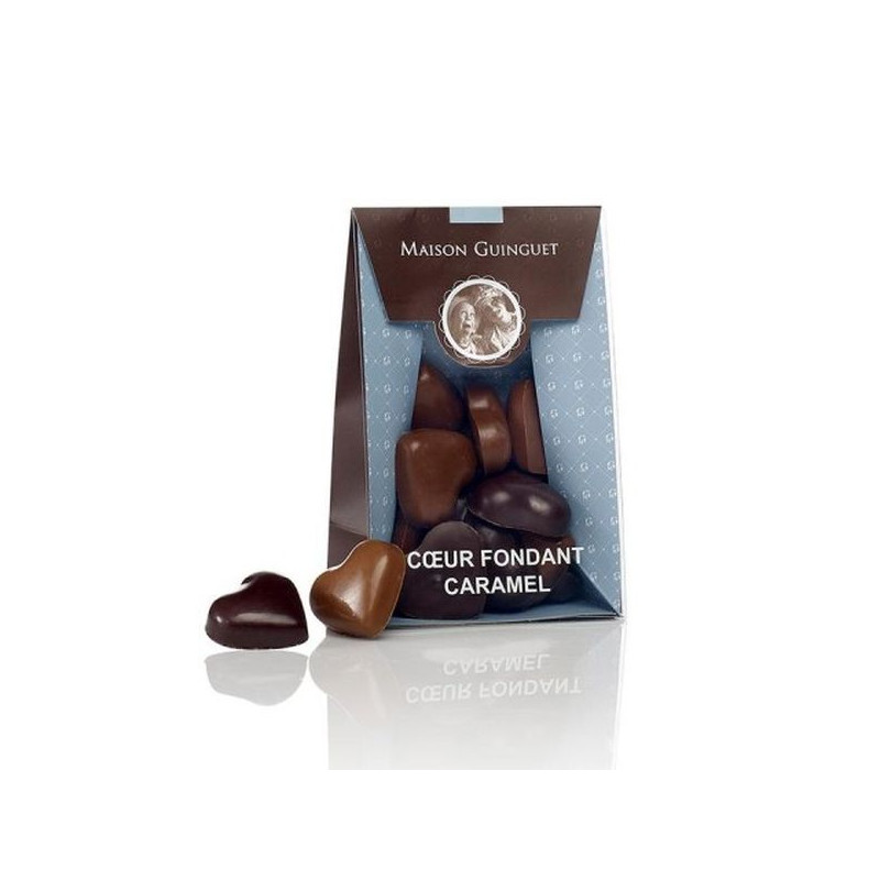 COEUR FONDANT CARAMEL 100G de 🍫 Maison Guinguet - le Chocolat dans 🍫 Chocolats