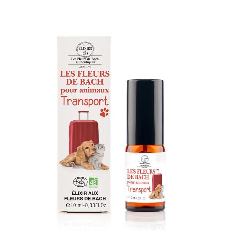 Fleur de bach transport animaux en spray 10ml de Elixirs & Co dans Hygiene pour chats