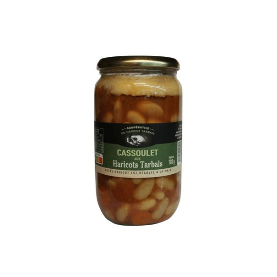 CASSOULET AUX HARICOTS TARBAIS 780G de Table des producteurs Libourne dans 🥫 Conserves