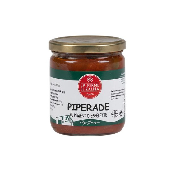 PIPERADE MAISON 380G de La ferme Elizaldia dans 🥫 Conserves