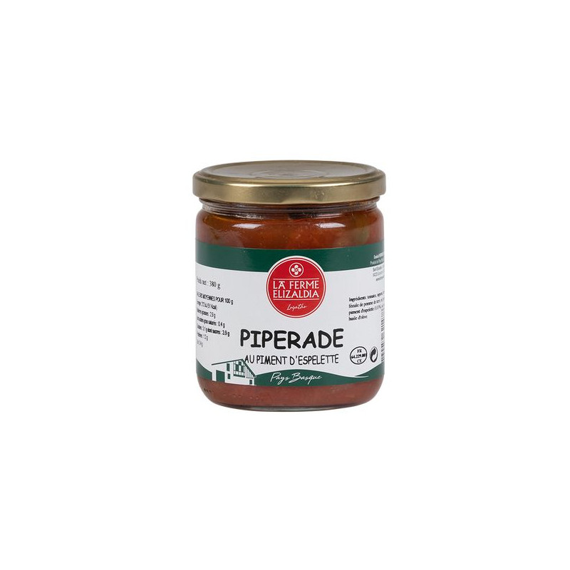 PIPERADE MAISON 380G de La ferme Elizaldia dans 🥫 Conserves