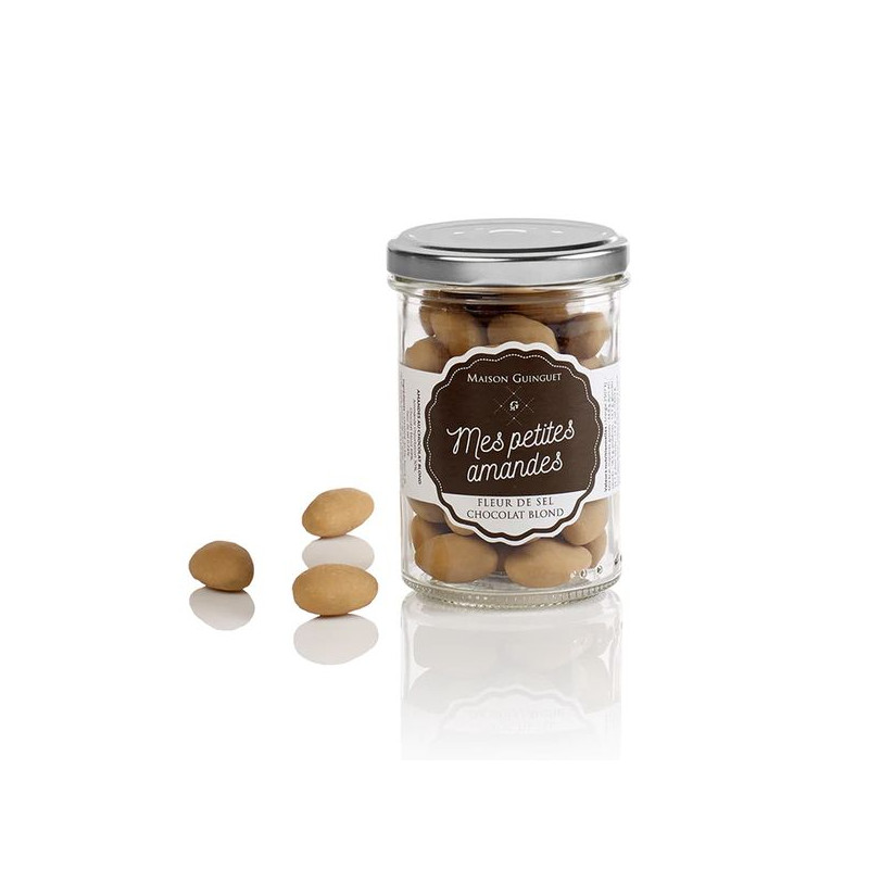 AMANDES ENROBEES CHOCOLAT BLOND 120G de 🍫 Maison Guinguet - le Chocolat dans 🍫 Chocolats