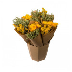 Seau botte jaune de Naturalys dans Fleurs séchées