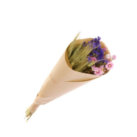 Bouquet s mix bleu/rose de Naturalys dans Fleurs séchées