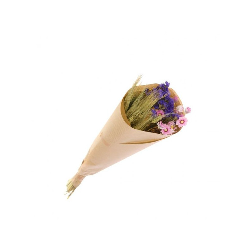Bouquet s mix bleu/rose de Naturalys dans Fleurs séchées