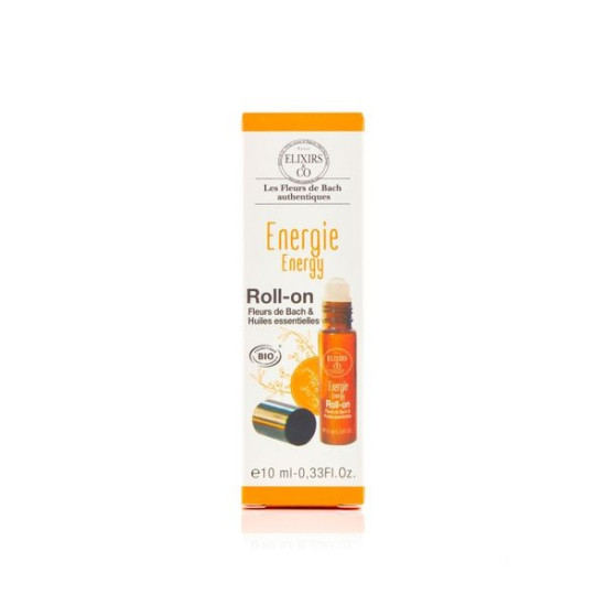 Roll on energie bio 10ml - elixirs & co de Elixirs & Co dans Fleurs de Bach véritable