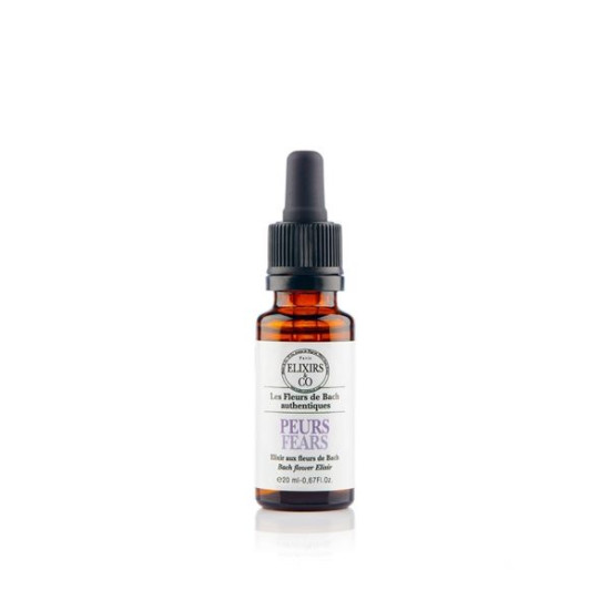 Peurs 20ml bio - elixirs & co de Elixirs & Co dans Fleurs de Bach véritable