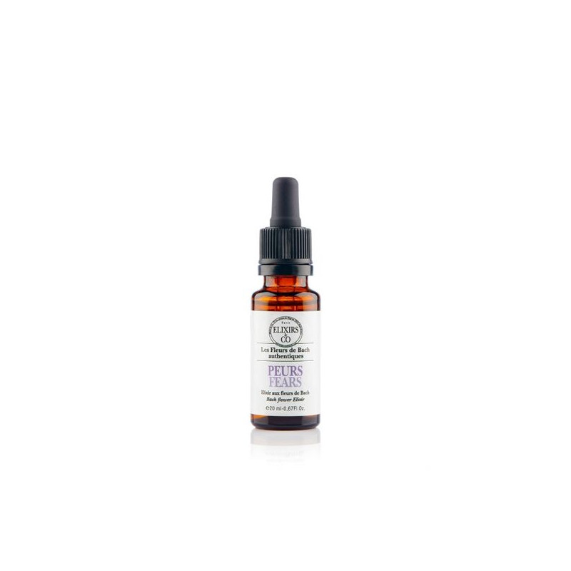 Peurs 20ml bio - elixirs & co de Elixirs & Co dans Fleurs de Bach véritable