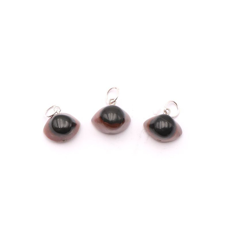 Pendentif pierre roulée agate oeil shiva a de Camille ambiance nature dans 💎 Bijoux et accessoires ésotériques