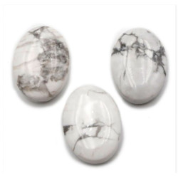 Pendentif pierre percée howlite blanche ab de Camille ambiance nature dans 💎 Bijoux et accessoires ésotériques