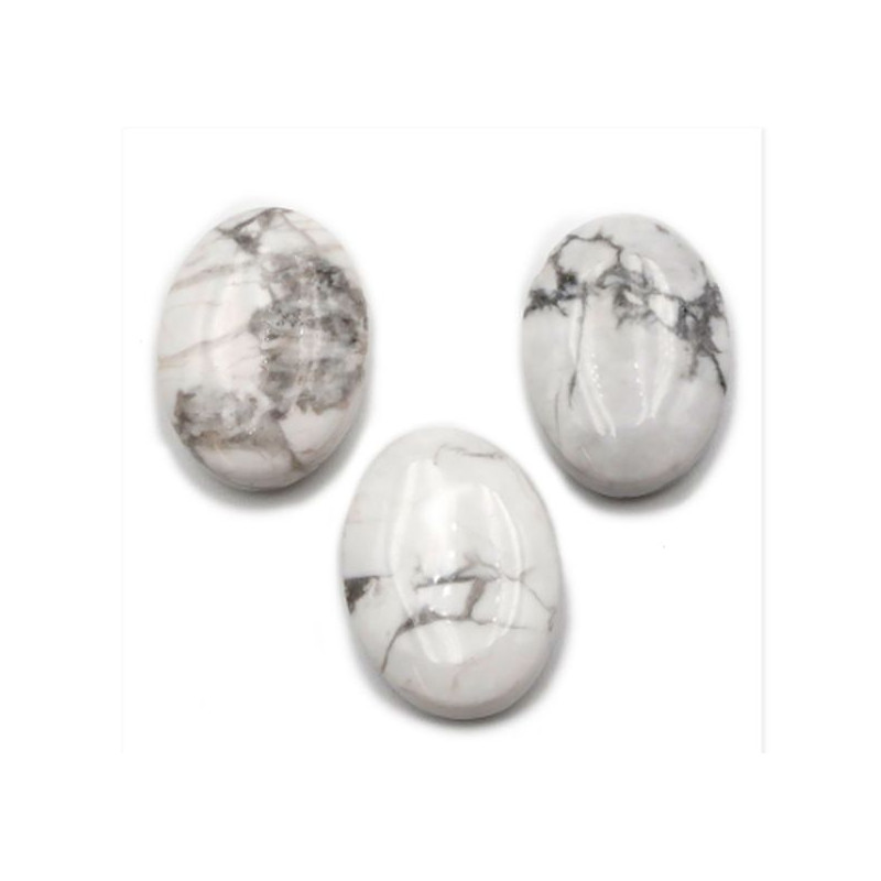 Pendentif pierre percée howlite blanche ab de Camille ambiance nature dans 💎 Bijoux et accessoires ésotériques