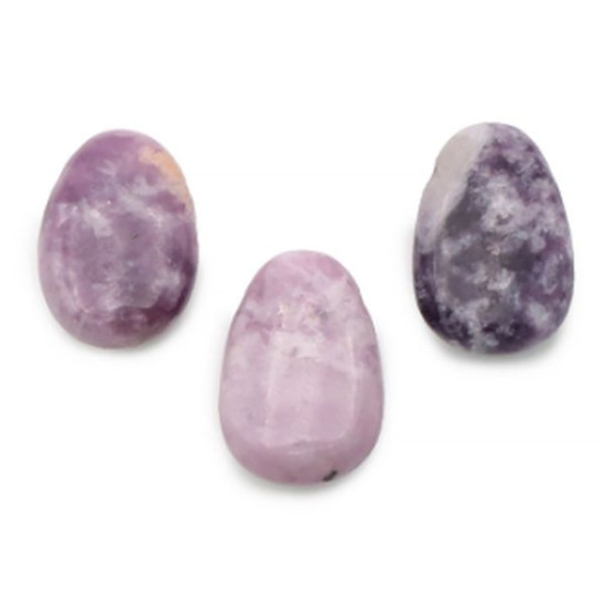 Pendentif pierre percée lepidolite a+ de Camille ambiance nature dans 💎 Bijoux et accessoires ésotériques