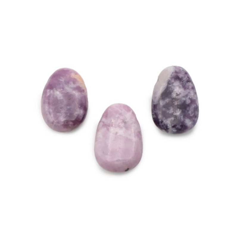 Pendentif pierre percée lepidolite a+ de Camille ambiance nature dans 💎 Bijoux et accessoires ésotériques
