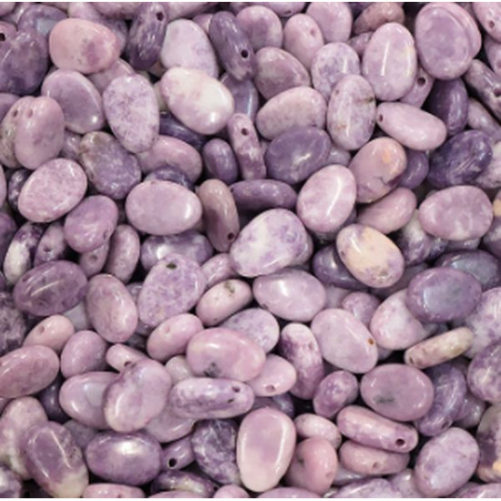 Pendentif pierre percée lepidolite a+ de Camille ambiance nature dans 💎 Bijoux et accessoires ésotériques