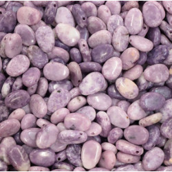 Pendentif pierre percée lepidolite a+ de Camille ambiance nature dans 💎 Bijoux et accessoires ésotériques