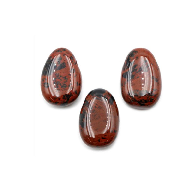 Pendentif pierre percée obsidienne acajou a de Camille ambiance nature dans 💎 Bijoux et accessoires ésotériques