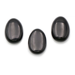 Pendentif pierre percée obsidienne noire a de Camille ambiance nature dans 💎 Bijoux et accessoires ésotériques