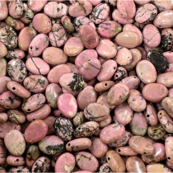 Pendentif pierre percée rhodonite a+ de Camille ambiance nature dans 💎 Bijoux et accessoires ésotériques