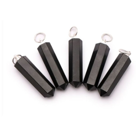 Pendentif pointe 30 à 35mm onyx a de Camille ambiance nature dans 💎 Bijoux et accessoires ésotériques