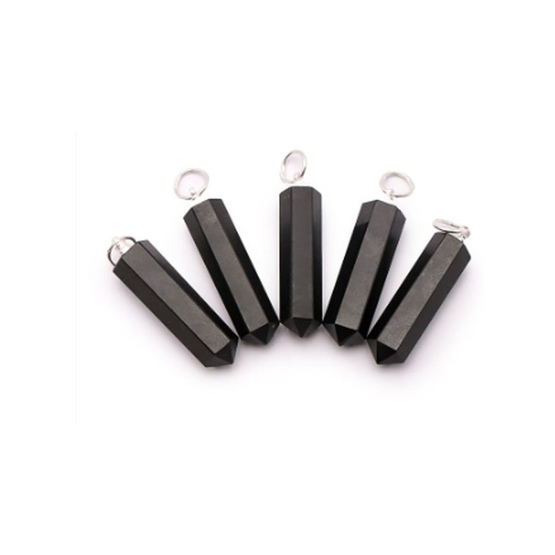 Pendentif pointe 30 à 35mm onyx a de Camille ambiance nature dans 💎 Bijoux et accessoires ésotériques