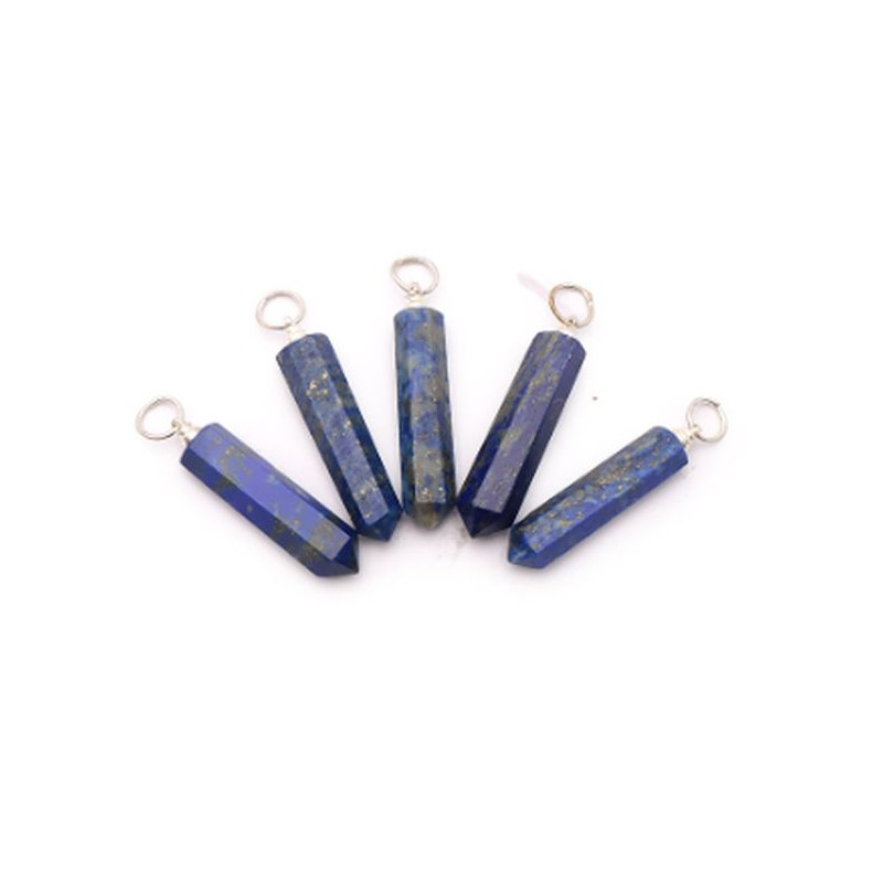 Pendentif pointe 30 à 35mm lapis lazuli ab de Camille ambiance nature dans 💎 Bijoux et accessoires ésotériques