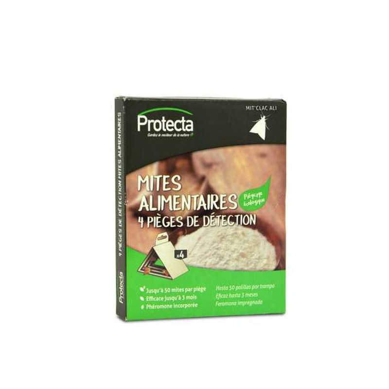 Piège À Mites Alimentaires - 4 Pièges Englués de Protecta - Produits dans 🕷🪰Produits anti Insectes volants et rampants