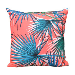 Coussin motif 45x45 decor palmier rouge de Proloisirs - Océo - table et fauteuil et mobilier de jardin dans Coussins - couver...