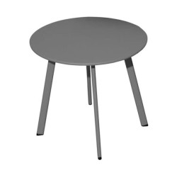 Table basse massaï ø40 graphite de Proloisirs - Océo - table et fauteuil et mobilier de jardin dans Table de jardin