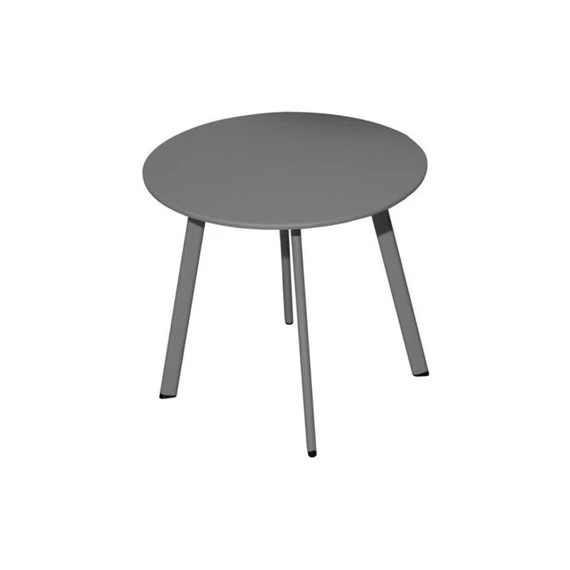 Table basse massaï ø50 graphite de Proloisirs - Océo - table et fauteuil et mobilier de jardin dans Table de jardin