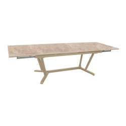 /Table Vita Sand Beige 180x280 cm - Élégance et Confort pour Votre jardin de Proloisirs - Océo - table et fauteuil et mobilie...