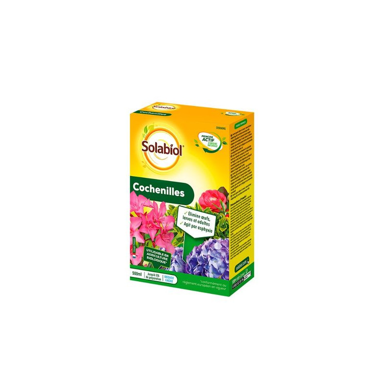 Traitement D'Hiver SOLABIOL 500ml - Préventif Arbres Fruitiers, Élimine Œufs & Larves Pucerons Cochenilles, Jusqu'à 25L