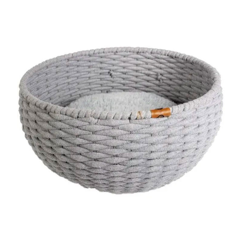 Oyster panier ronde corde coton 45x45x23cm gr de Laroy - aliments et d'accessoires pour animaux de compagnie dans Paniers et ...