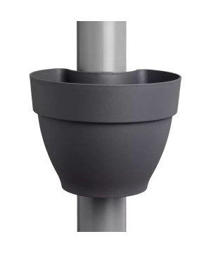 Vibia Campana Pot Gouttière 22Cm Anth -Elho de Elho - Pot en plastique de qualité dans Pots en plastique