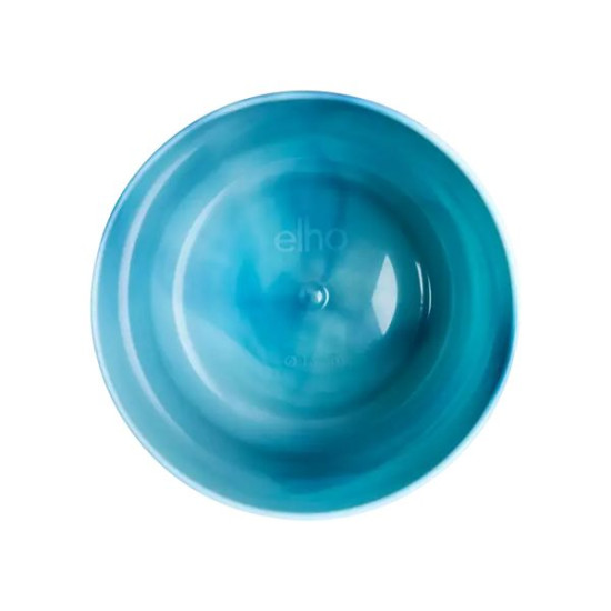 Pot The Ocean Rond 18Cm Bleu -Elho de Elho - Pot en plastique de qualité dans Pots en plastique