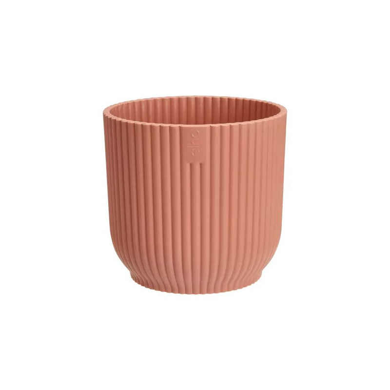 Vibes Fold Rond Mini 9Cm Rose Poudré -Elho de Elho - Pot en plastique de qualité dans Pots en plastique