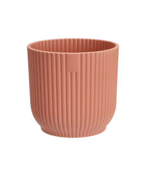 Vibes Fold Rond Mini 11Cm Rose Poudré -Elho de Elho - Pot en plastique de qualité dans Pots en plastique
