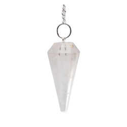 Pendule cristal de roche a+ de Camille ambiance nature dans 💎 Bijoux et accessoires ésotériques