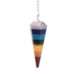 Pendule 7 chakras a de Camille ambiance nature dans 💎 Bijoux et accessoires ésotériques